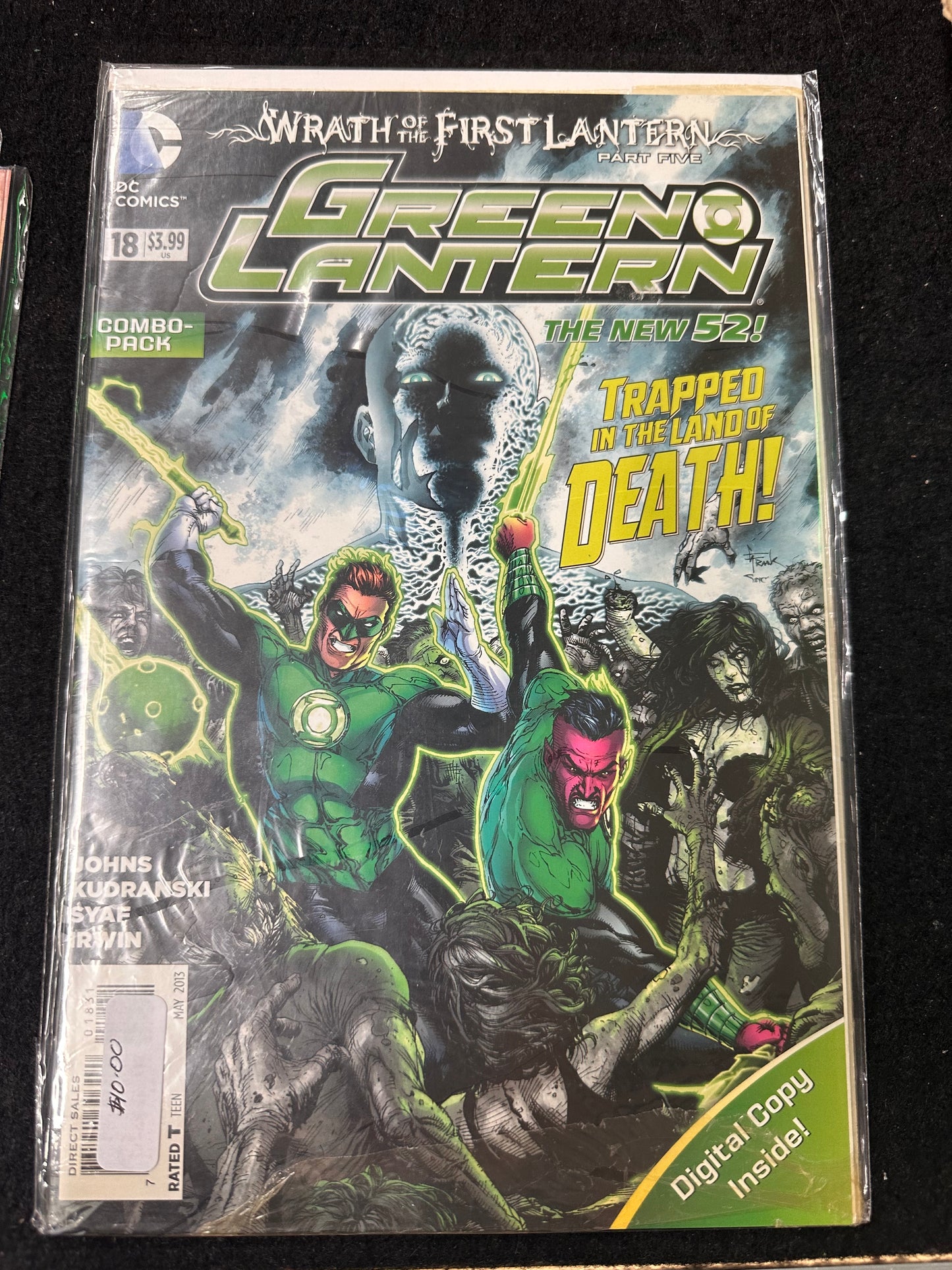 DC COMICS THE NEW 52! GREEN LANTERN #18 TRAPPED IN THE LAND OF DEATH!