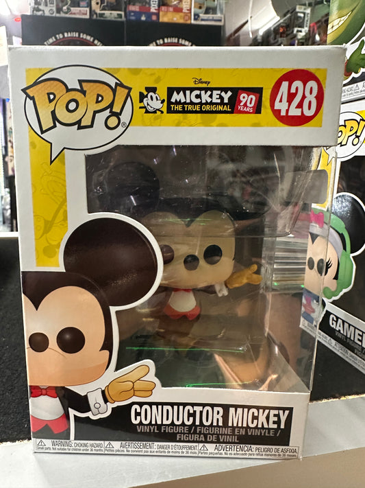 FUNKO POP DISNEY MICKEY THE TRUE ORIGINAL 90 YEARS CONDUCTOR MICKEY #428