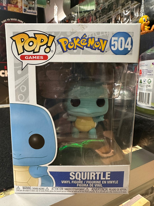 FUNKO POP POKEMON SQUIRTLE #504