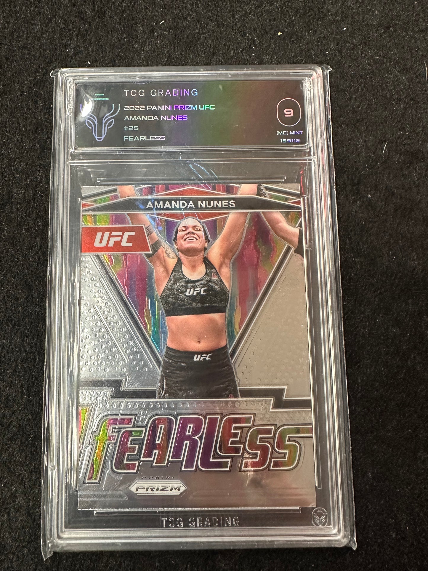 2022 TCG GRADING UFC AMANDA NUNES 9(MC) MNT