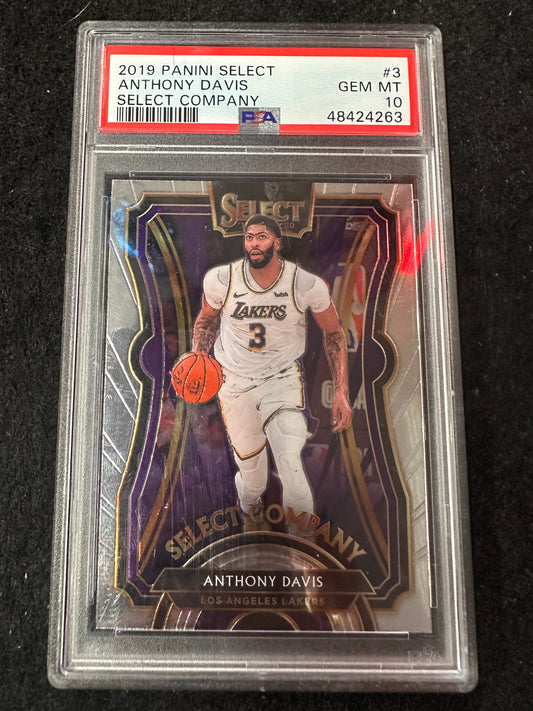 2019 PANINI ANTHONY DAVIS #3 GEM MT 10