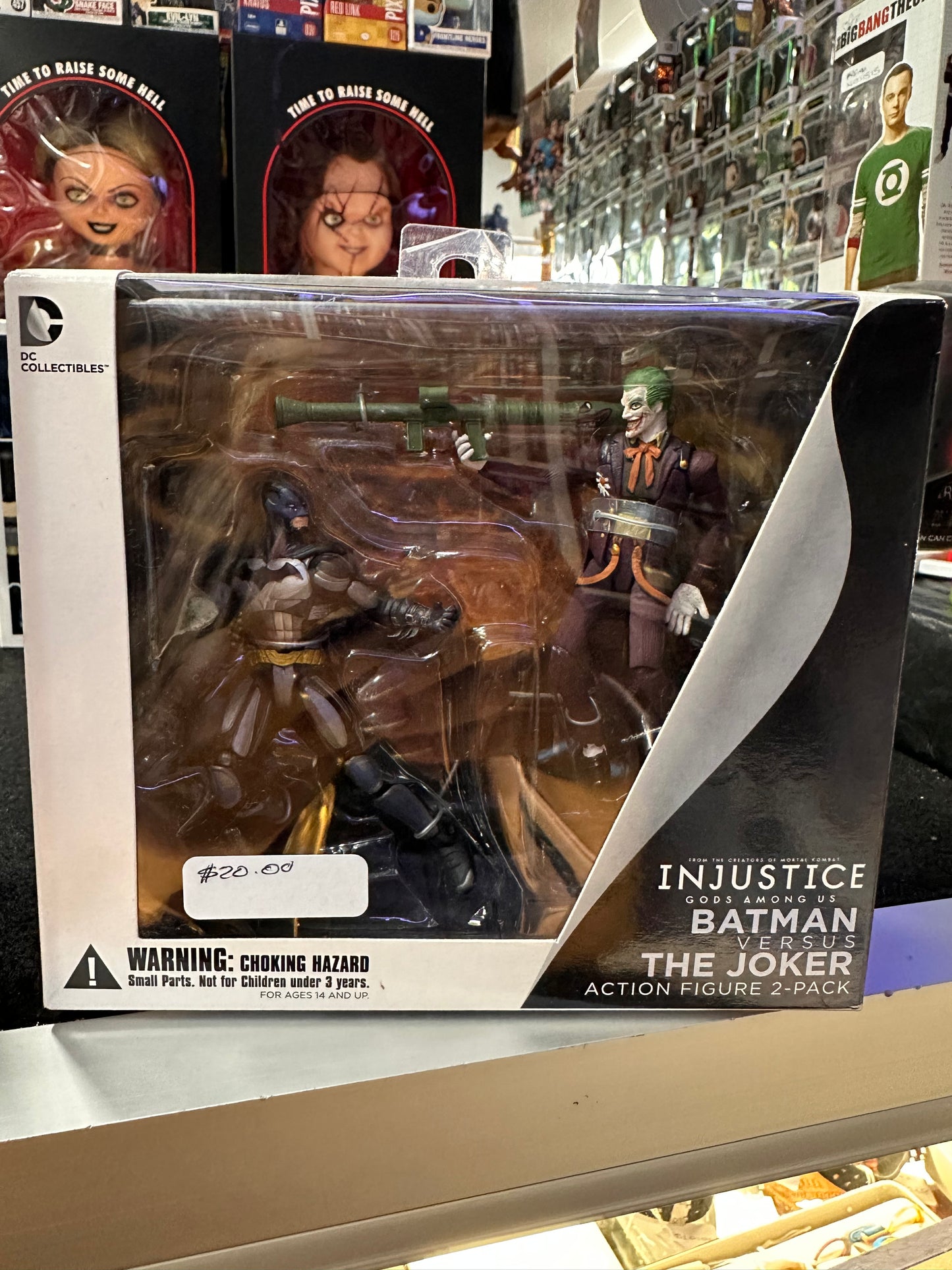 DC COLLECTIBLES INJUSTICE BATMAN VERSUS THE JOKER ACTION FIGURES