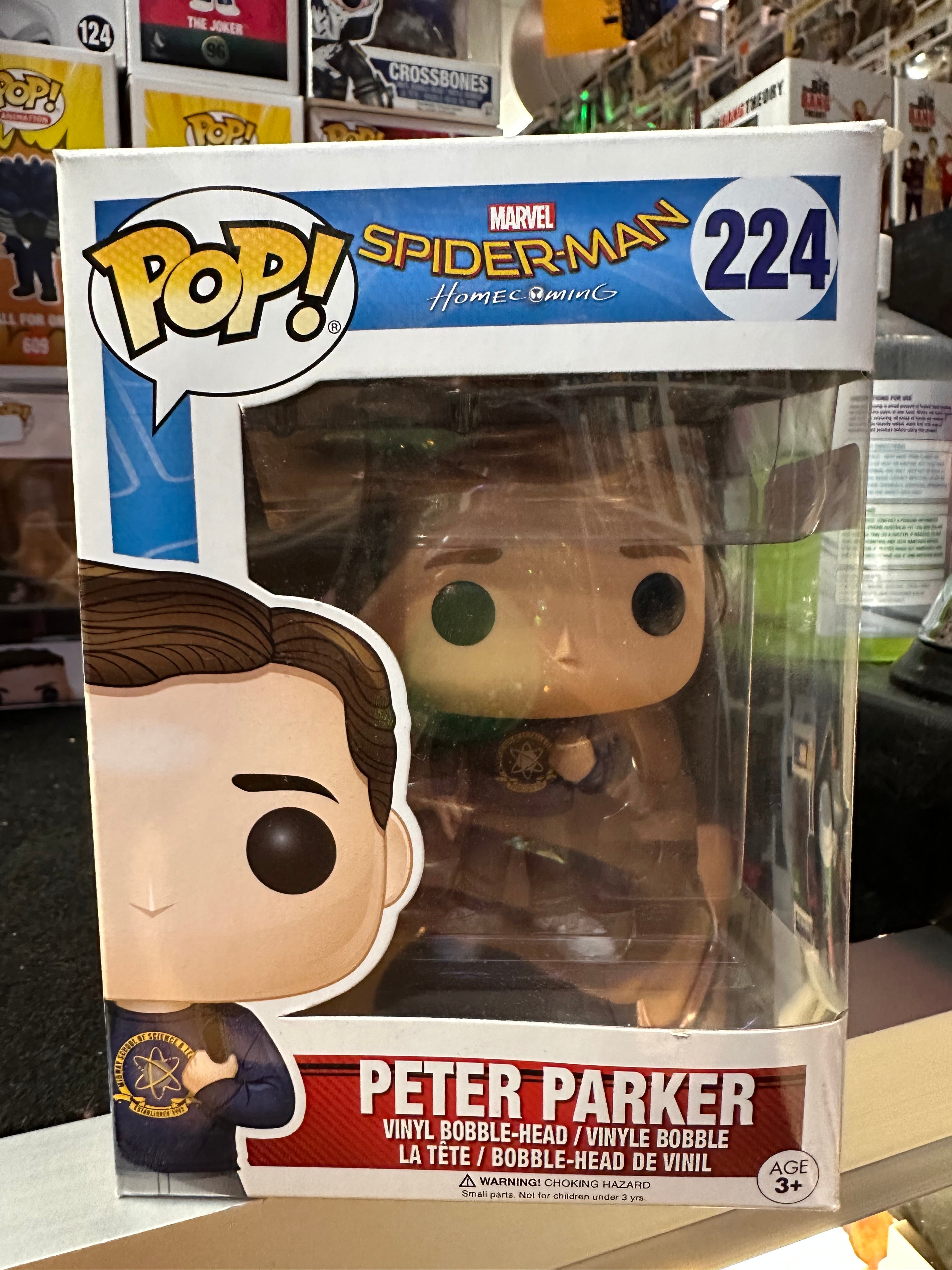 Funko pop store peter parker 224