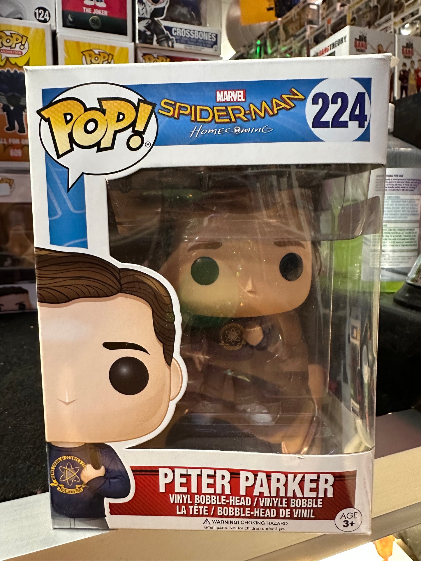 FUNKO POP SPIDER-MAN PETER PARKER #224