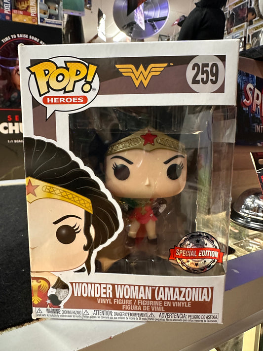 FUNKO POP WONDER WOMAN (AMAZONIA) #259 SPECIAL EDITION