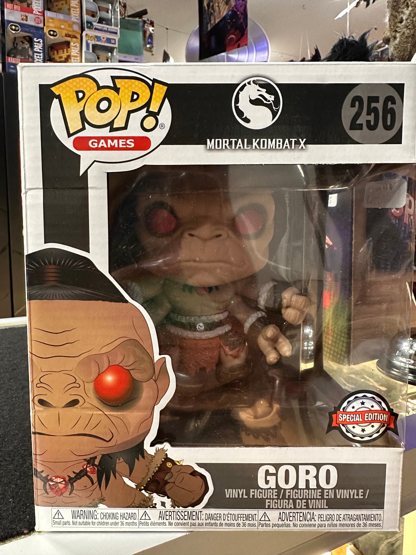 FUNKO POP MORTAL COMBAT GORO #256