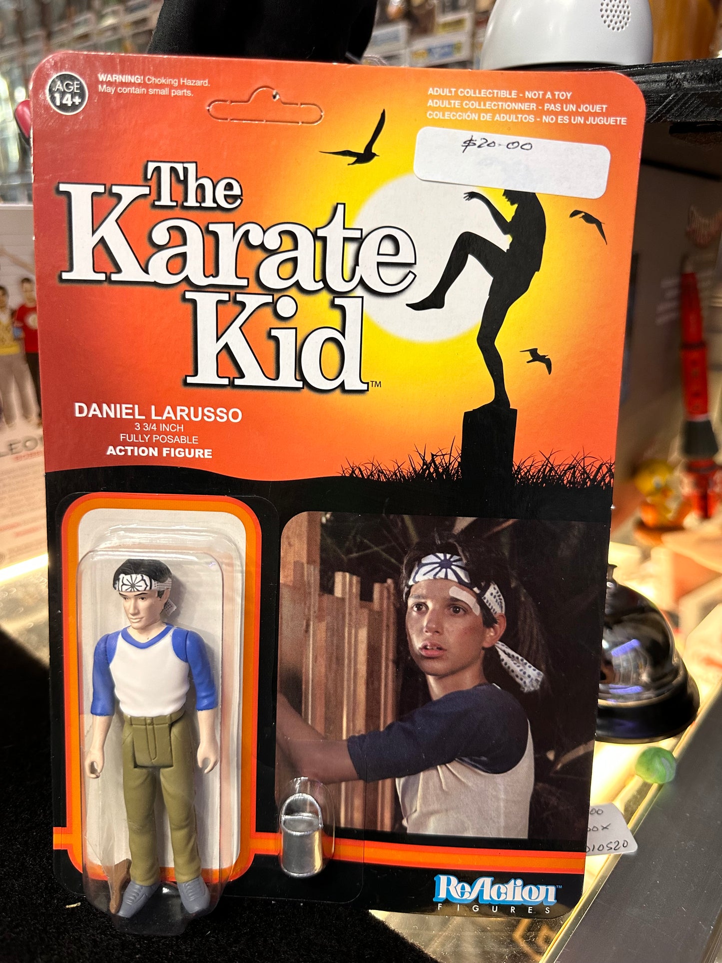 THE KARATE KID DANIEL LARUSSO 3 3/4 INCH ACTION FIGURE