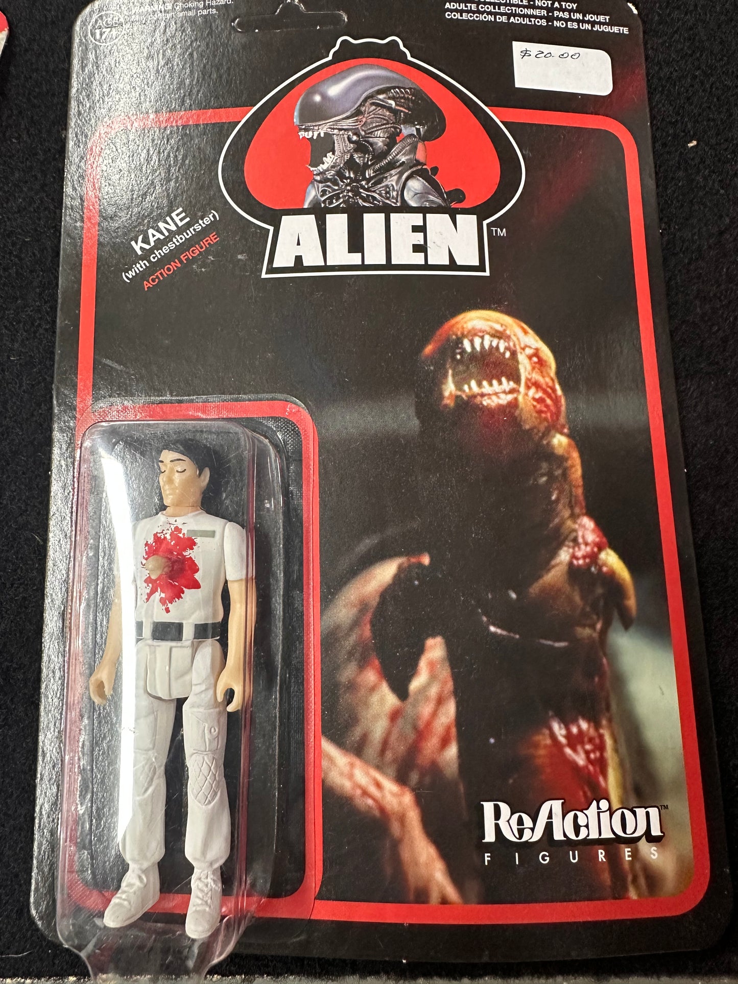 ALIEN KANE (WITH CHESTBURSTER) 3 3/4 INCH ACTION FIGURE