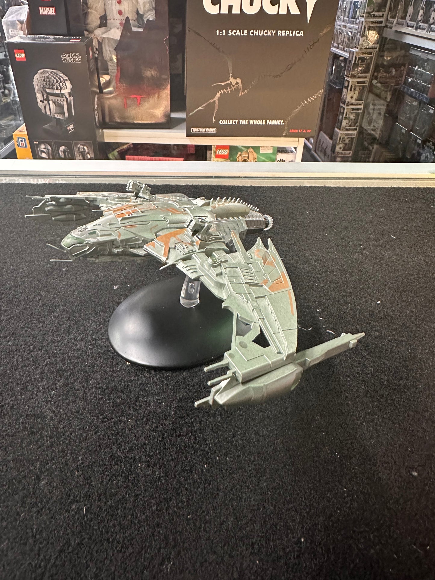 STAR TREK INTO THE DARKNESS KLINGON D4 BIRD OF PREY SHIP REPLICA