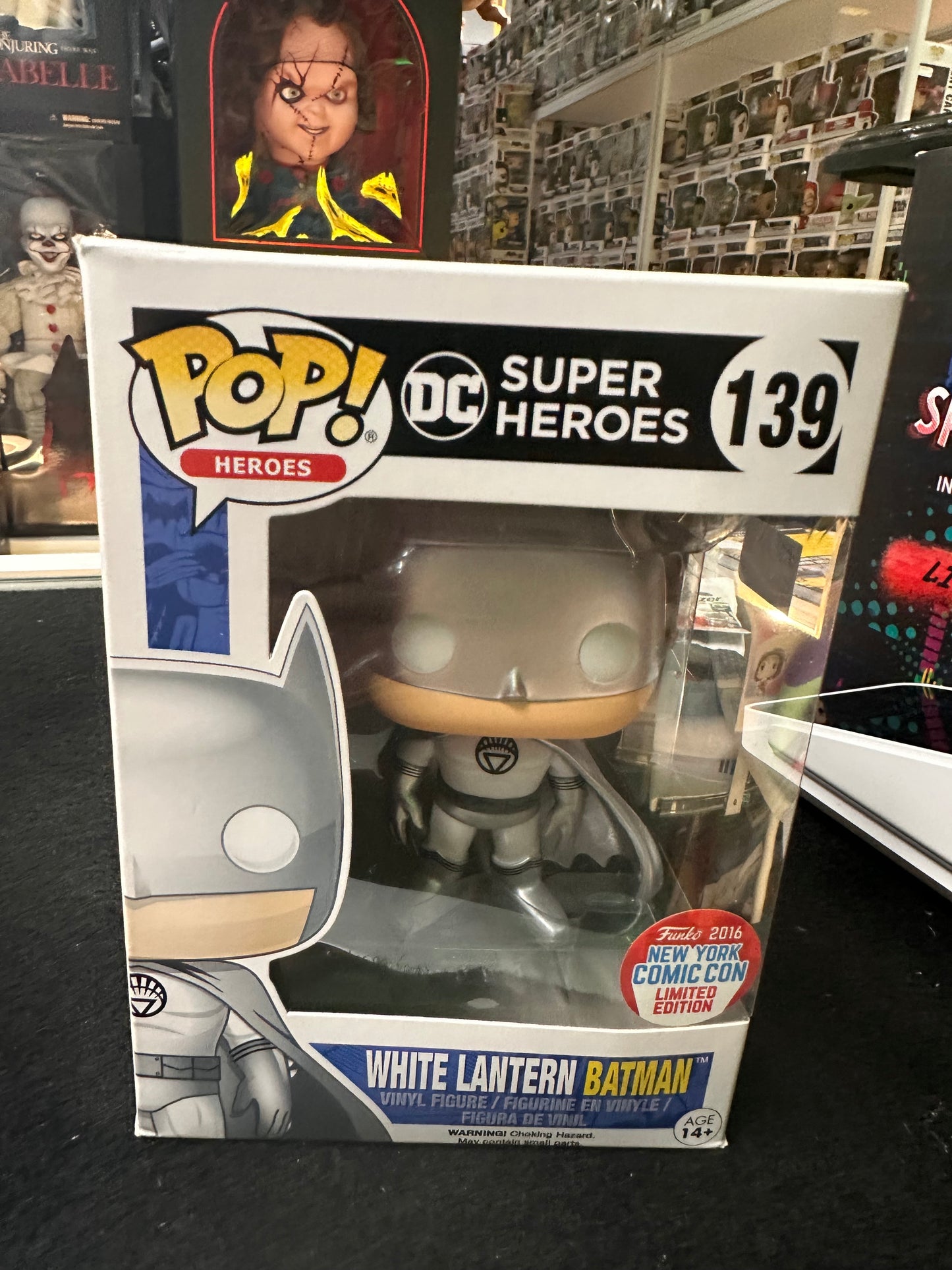 FUNKO POP DC SUPER HEROES WHITE LANTERN BATMAN #139