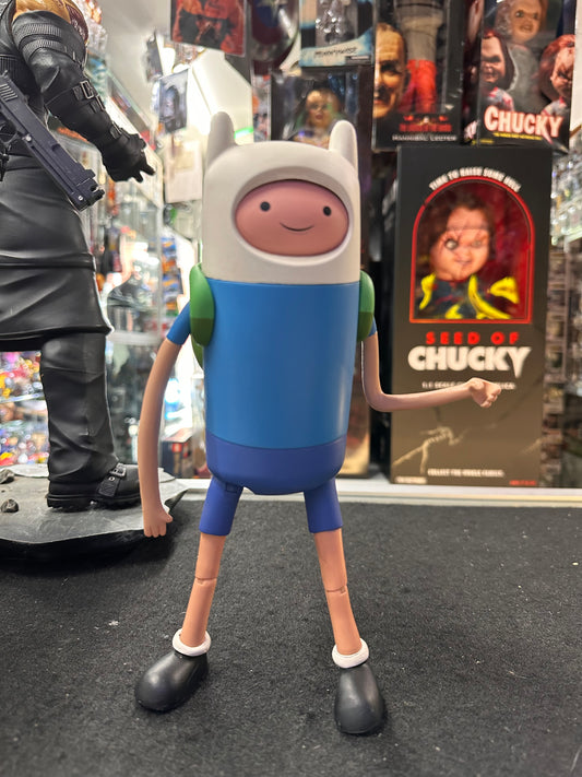 ADVENTURE TIME 10" SUPER POSABLE FINN WITH CHANGING FACES