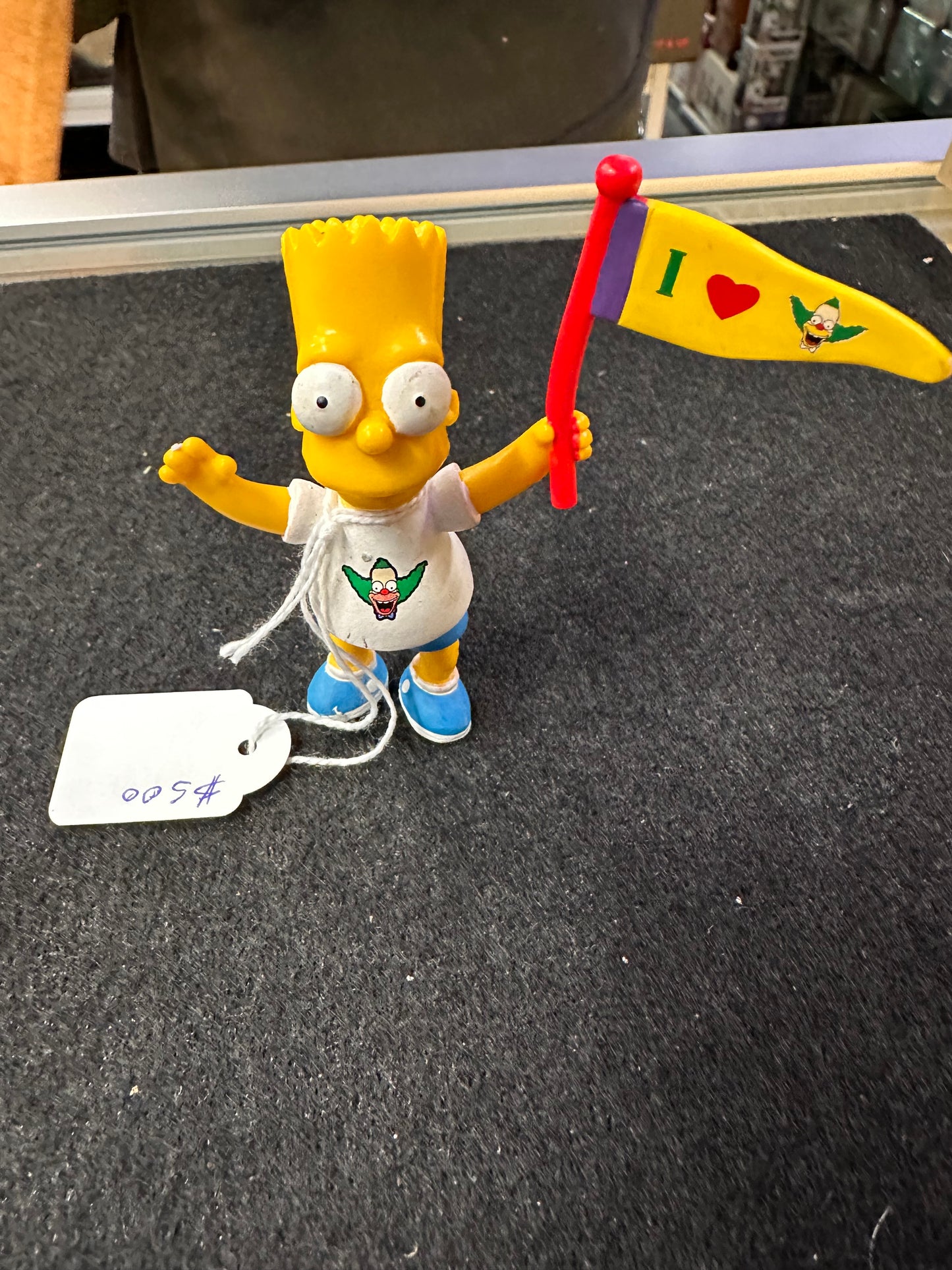 THE SIMPSONS BART WITH FLAG FIGURE