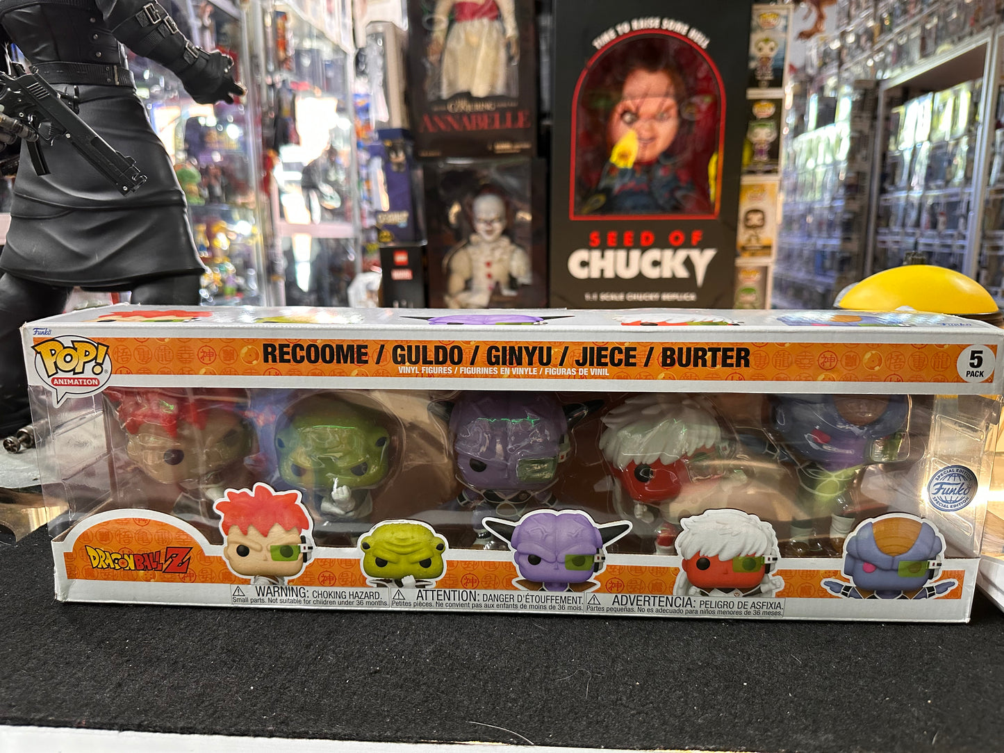 FUNKO POP DRAGON BALL Z RECOOME/GULDO/GINYU/JIECE/BURTER 5 PACK