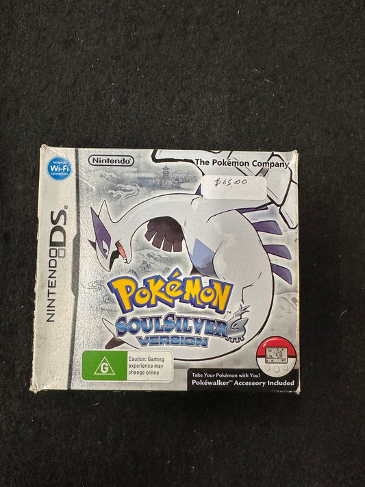 NINTENDO DS POKEMON SOULSILVER VERSION