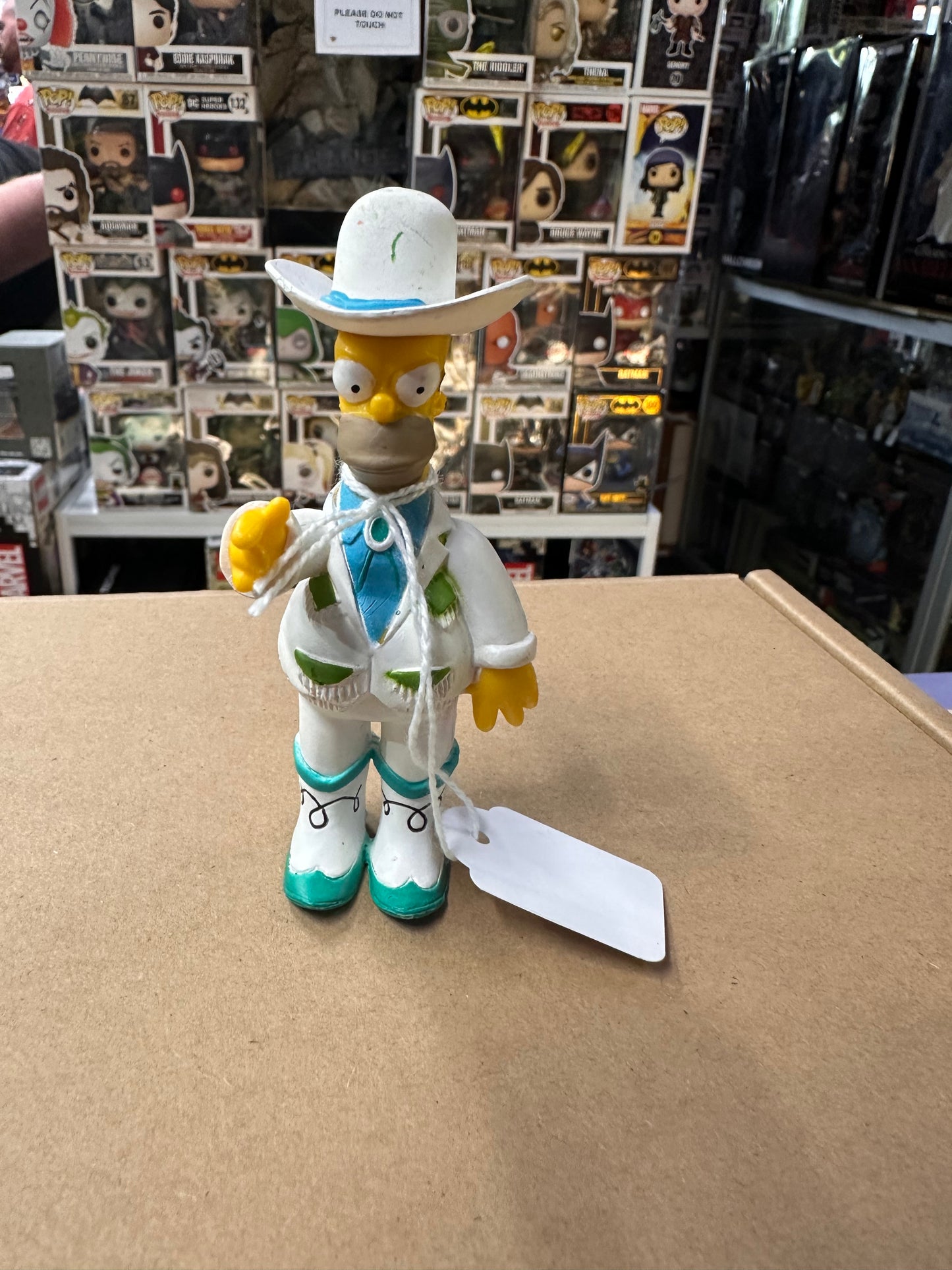 THE SIMPSONS HOMER TEXAN FIGURE