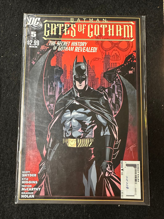 BATMAN GATES OF GOTHAM THE SECRET OF GOTHAM REVEALED! # 5