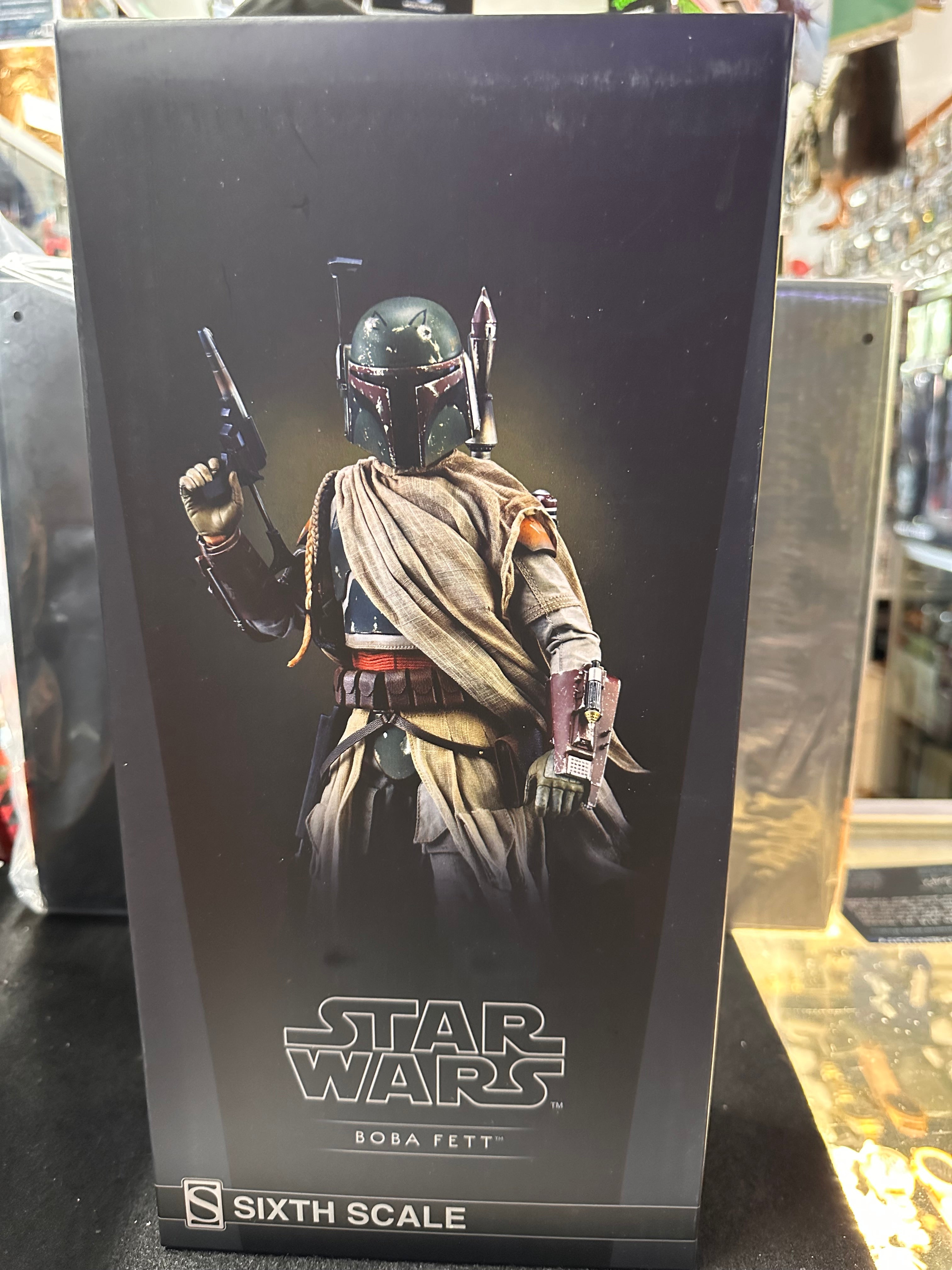 SIDESHOW STAR WARS BOBA FETT 1/6 SCALE FIGURE – Captain Comics and ...