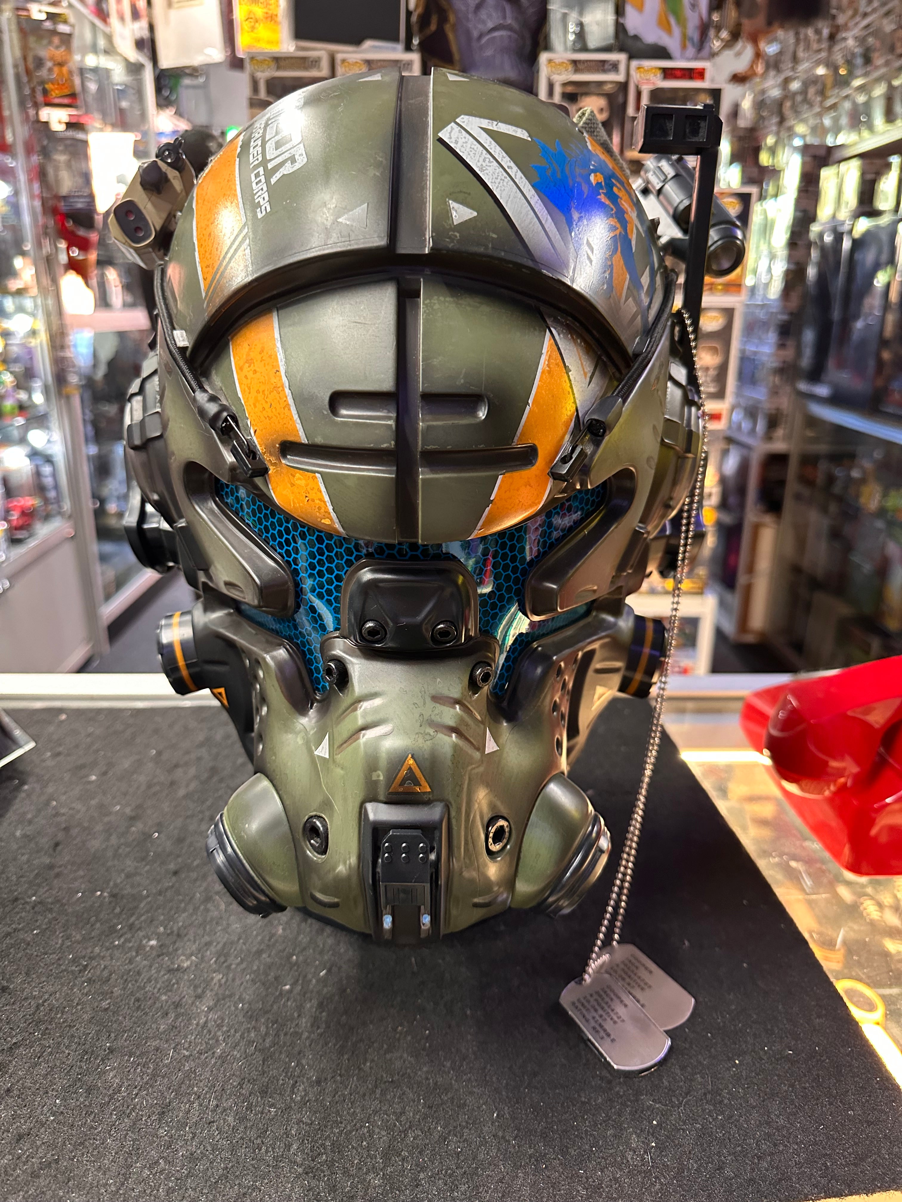 TITANFALL 2 JACK COOPER HELMET WITH DOG TAGS (NO BOX) – Captain Comics ...