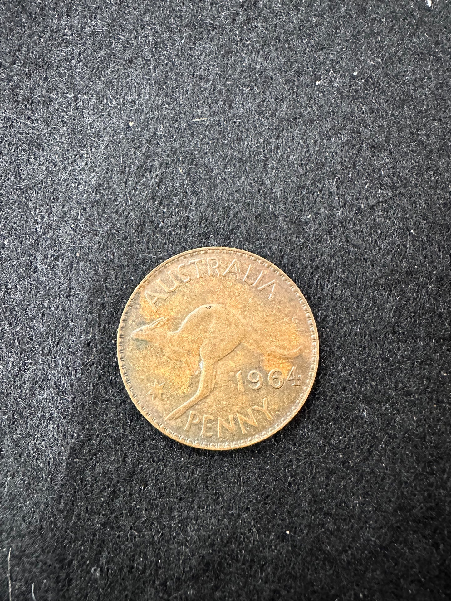 1964 AUSTRLIAN PENNIES X 10