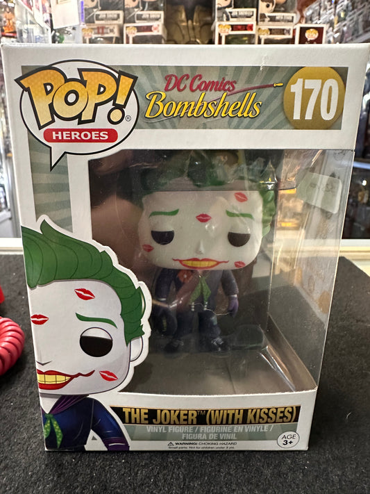 FUNKO POP DC COMICS BOMBSHELLS THE JOKER WITH KISSES # 170