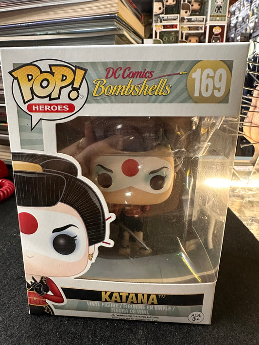 FUNKO POP DC COMICS BOMBSHELLS KATANA #169