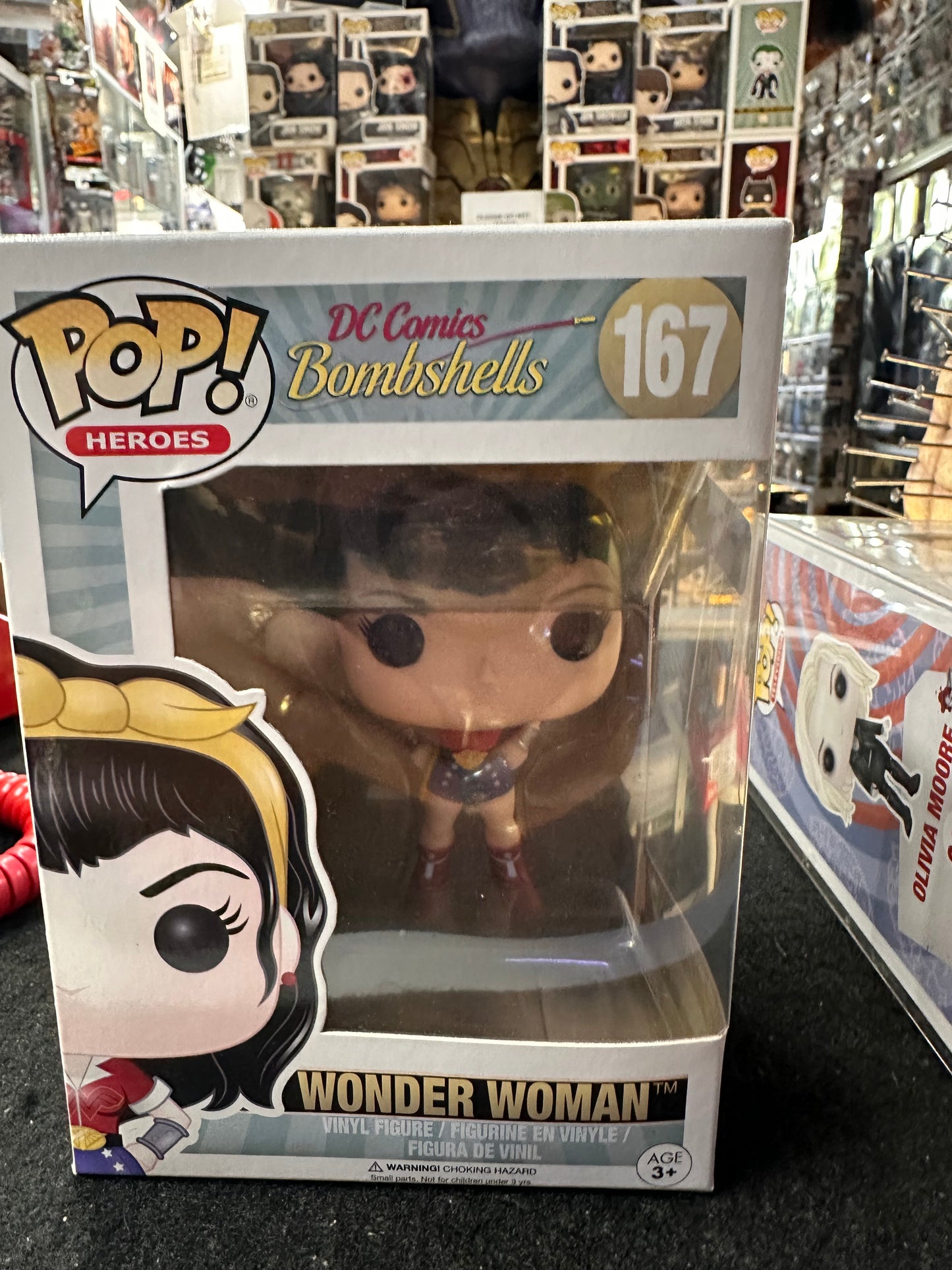 FUNKO POP DC COMICS BOMBSHELLS WONDER WOMAN #167