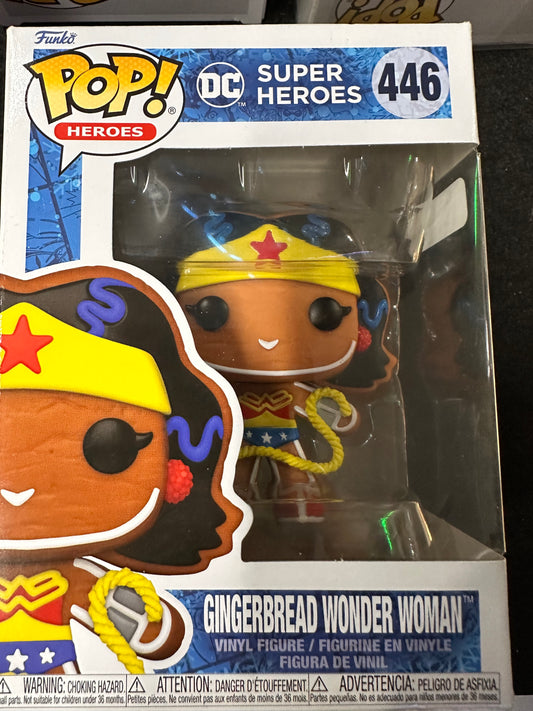 FUNKO POP DC SUPERHEROES GINGERBREAD WONDER WOMAN # 446