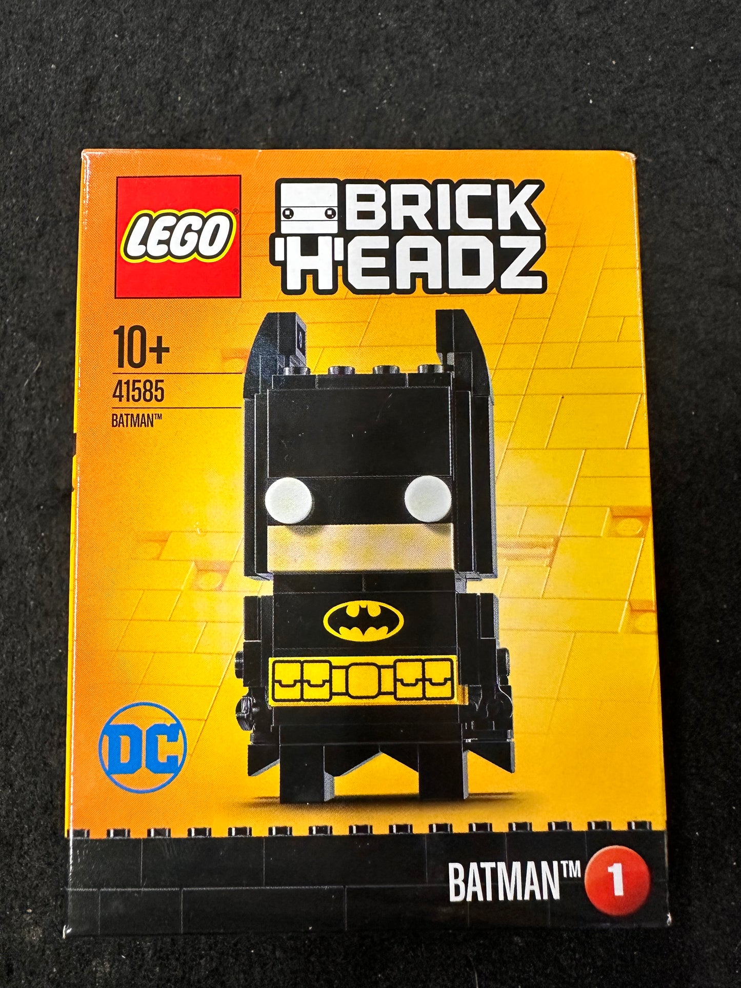 LEGO BRICK "H"EADS BATMAN