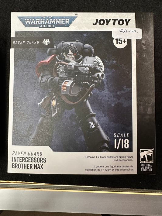 WARHAMMER 40,000 RAVEN GUARD JOY TOY INTERCESSORS BROTHER NAX  1/18 SCALE