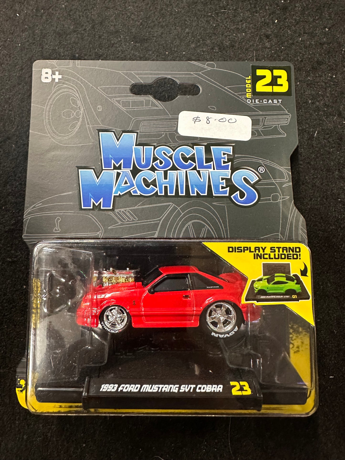 MUSCLE MACHINES 1993 FORD MUSTAND SVT COBRA