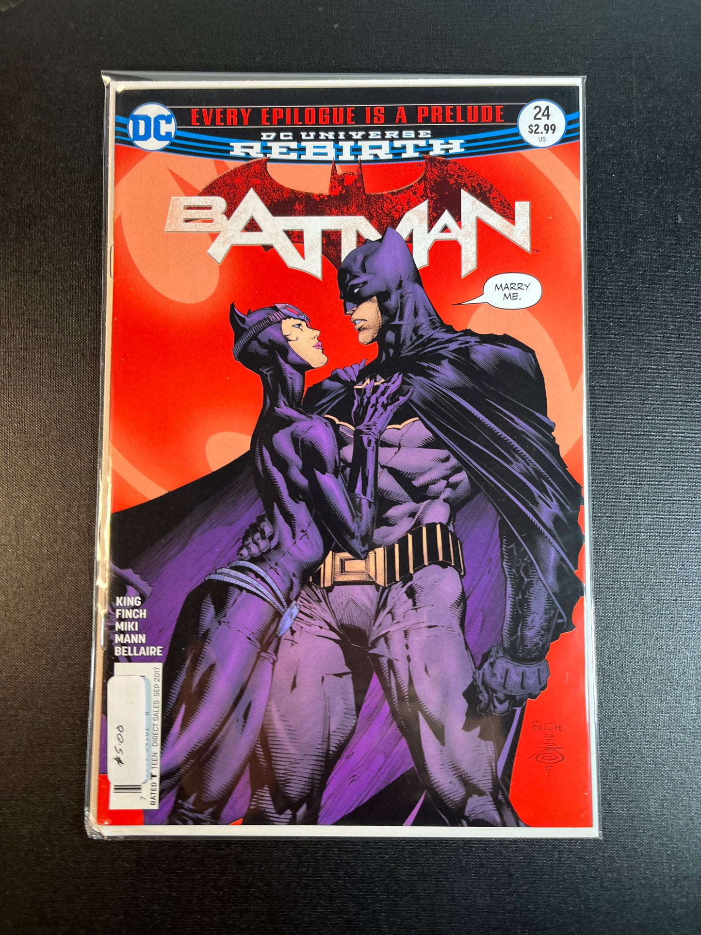 Batman #24 Engagement Red Variant DC Universe Rebirth DC Comics 2018