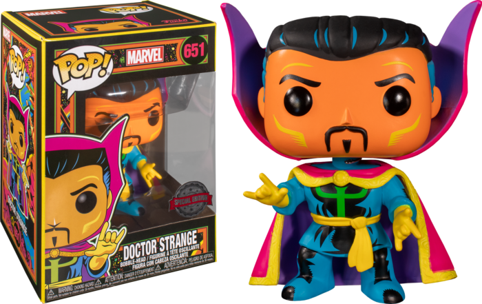 Funko Marvel: Blacklight - Doctor Strange #651 Pop! Vinyl Figure - N08798