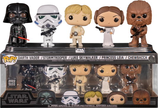 Funko Pop! Vinyls Star Wars 5 Pack 2022 Galactic Convention Exclusive - N06980