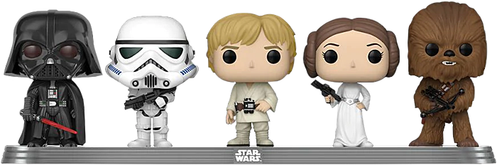 Funko Pop! Vinyls Star Wars 5 Pack 2022 Galactic Convention Exclusive - N06980