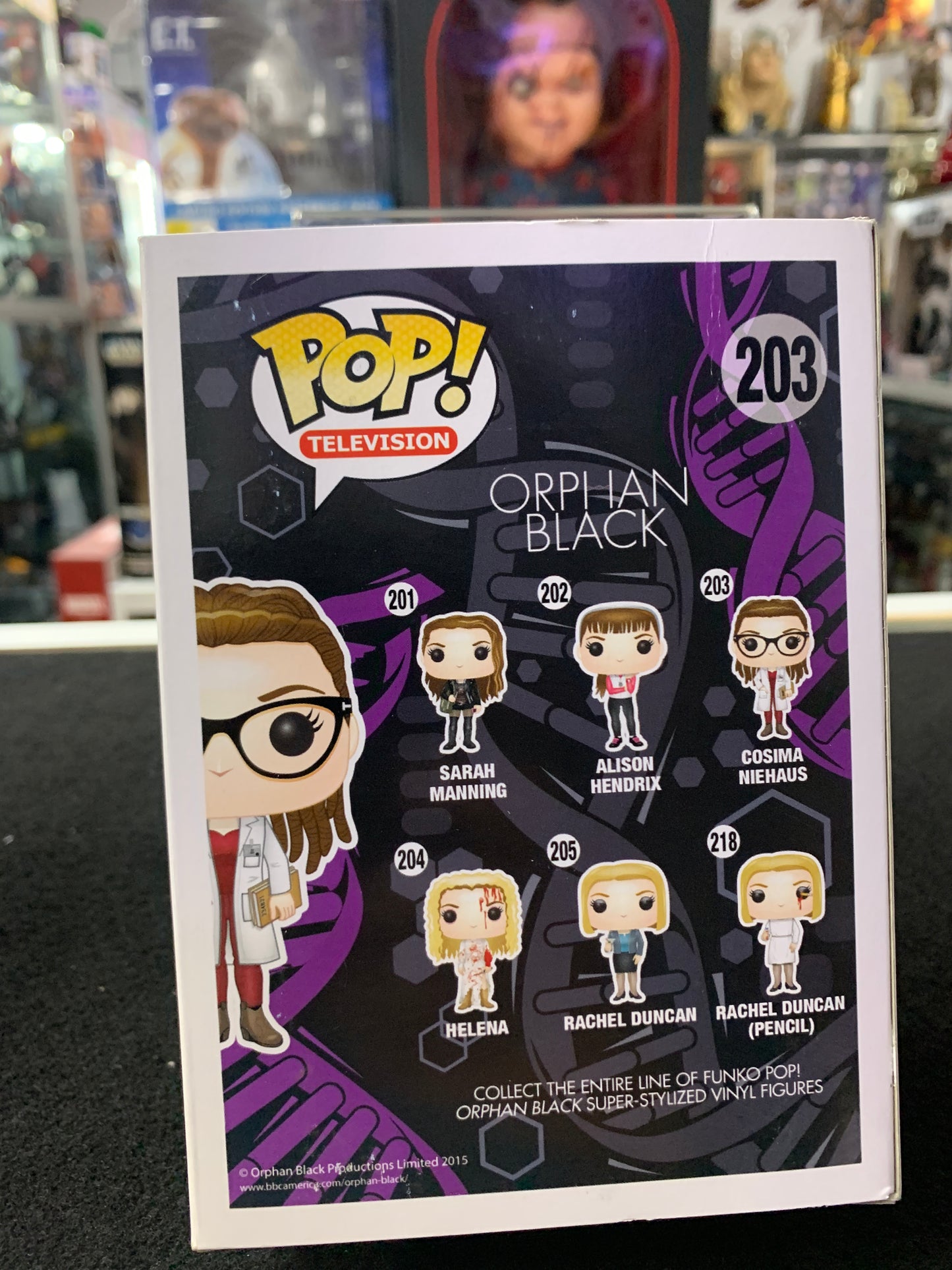 Pop funko black orphan 203