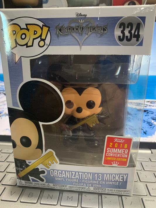 Pop vinyl kingdom Hearts 334 organization 13 Mickey