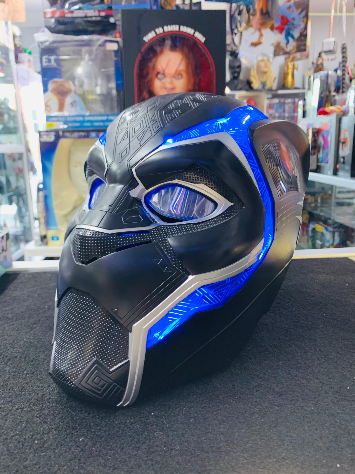 Black Panther helmet no box used very cool