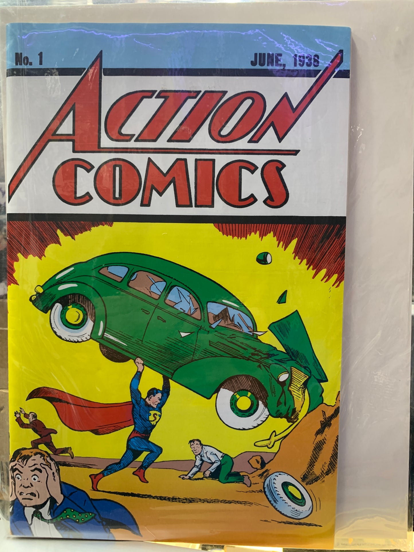 Action comics june 1938 reprint first Superman comic