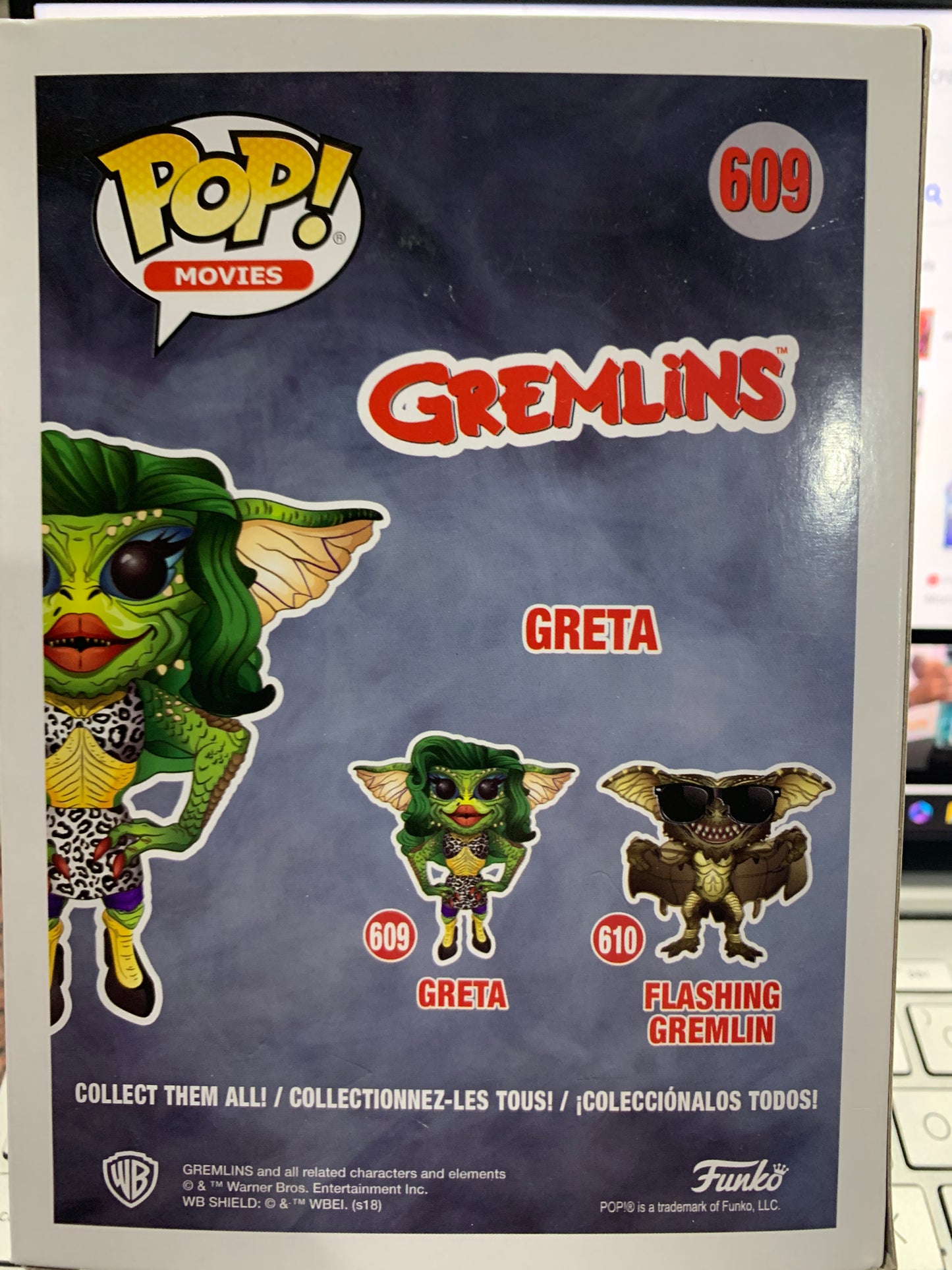 Pop vinyl gremlins 609 Greta