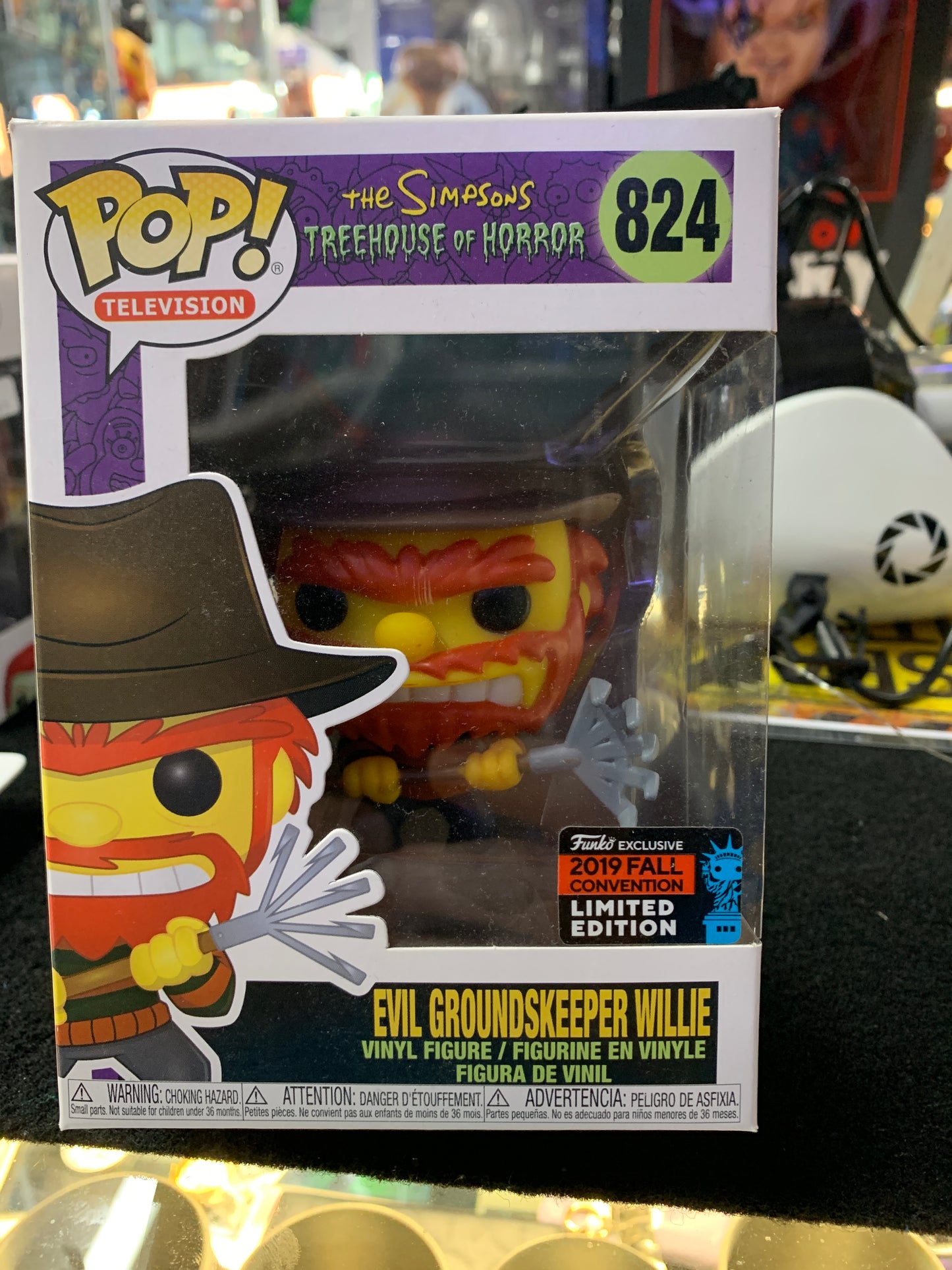 Pop funko the Simpsons treehouse of horror 824 evil groundskeeper willie