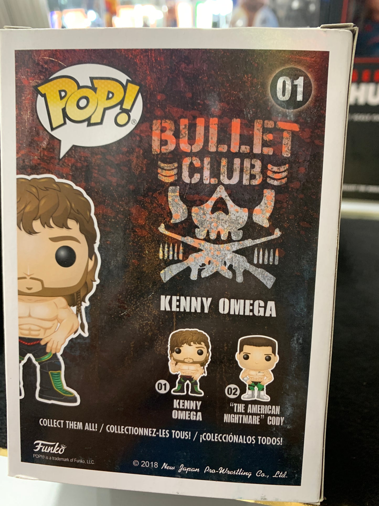 Pop funko 01 Kenny Omega box slight damage