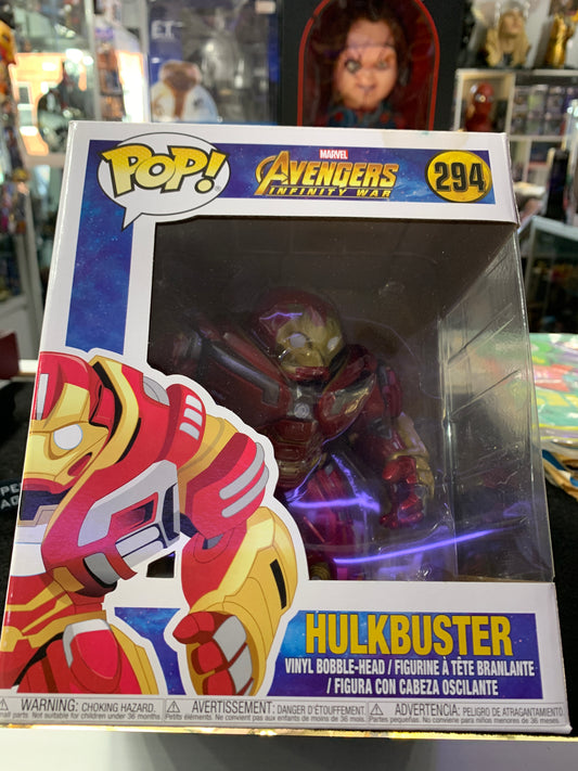 Pop vinyl hulk buster 294 avengers infinity war