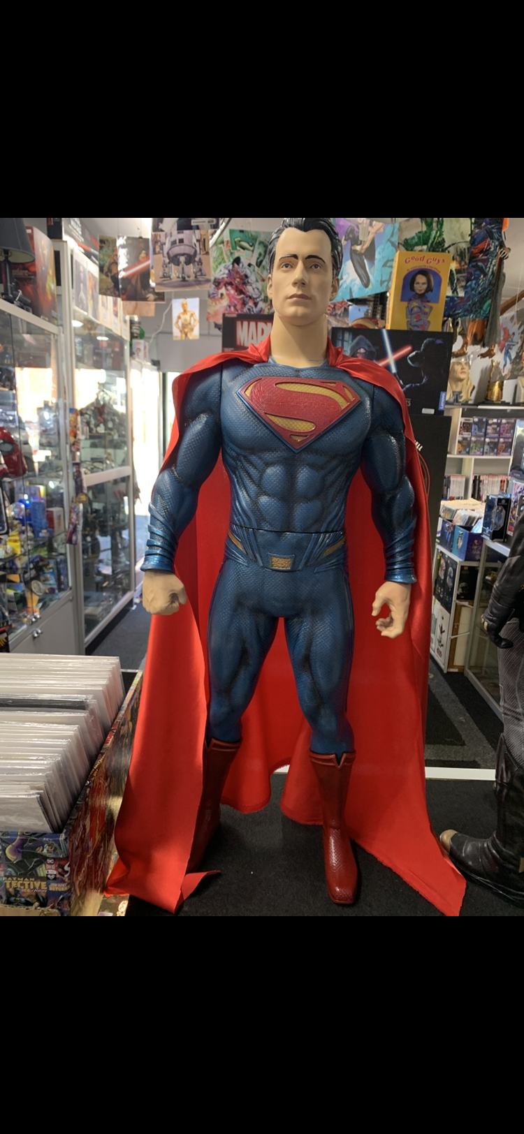 Superman pvc 50cm tall great prop used