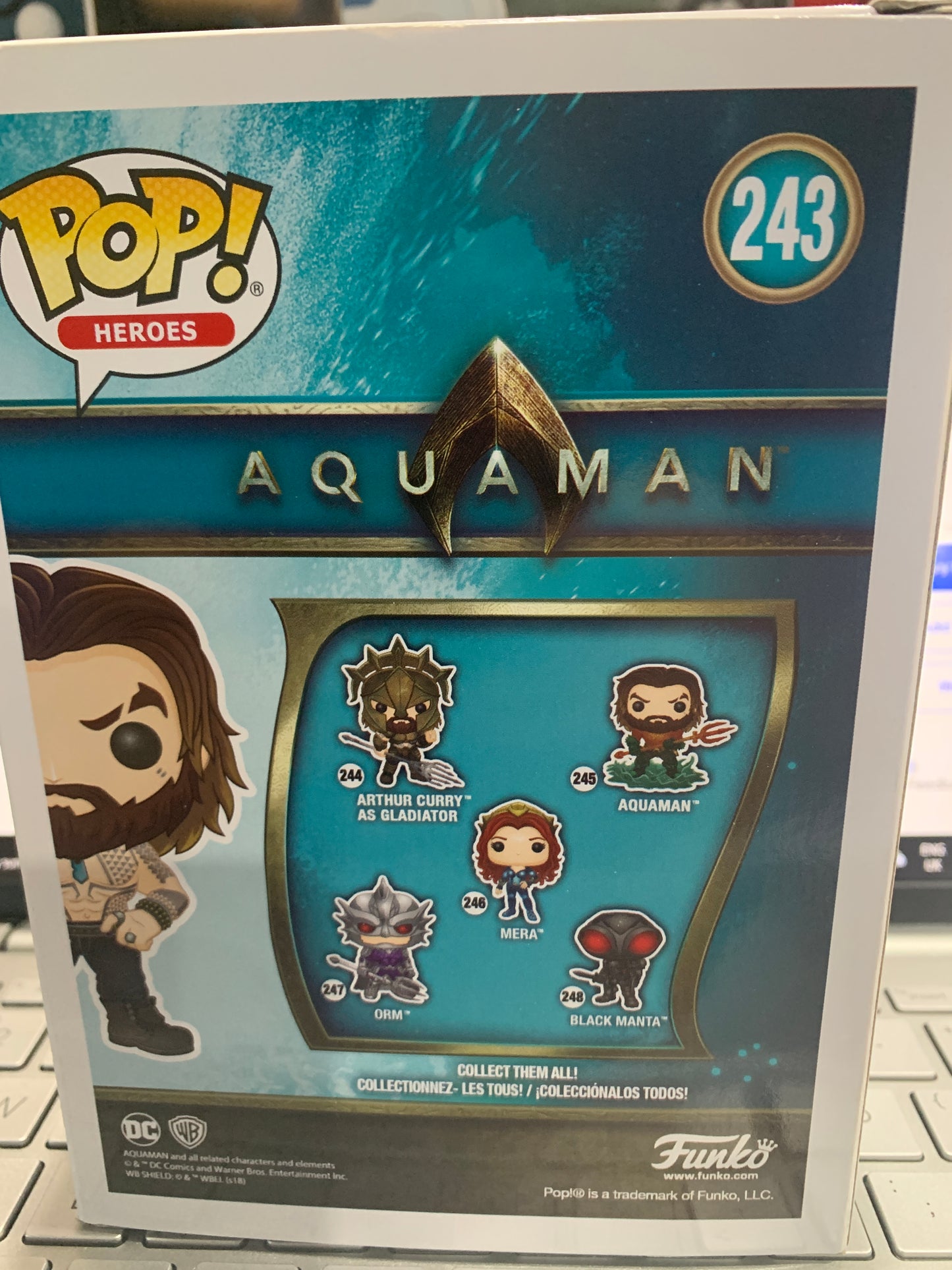 Pop vinyl Aquaman Arthur curry 243