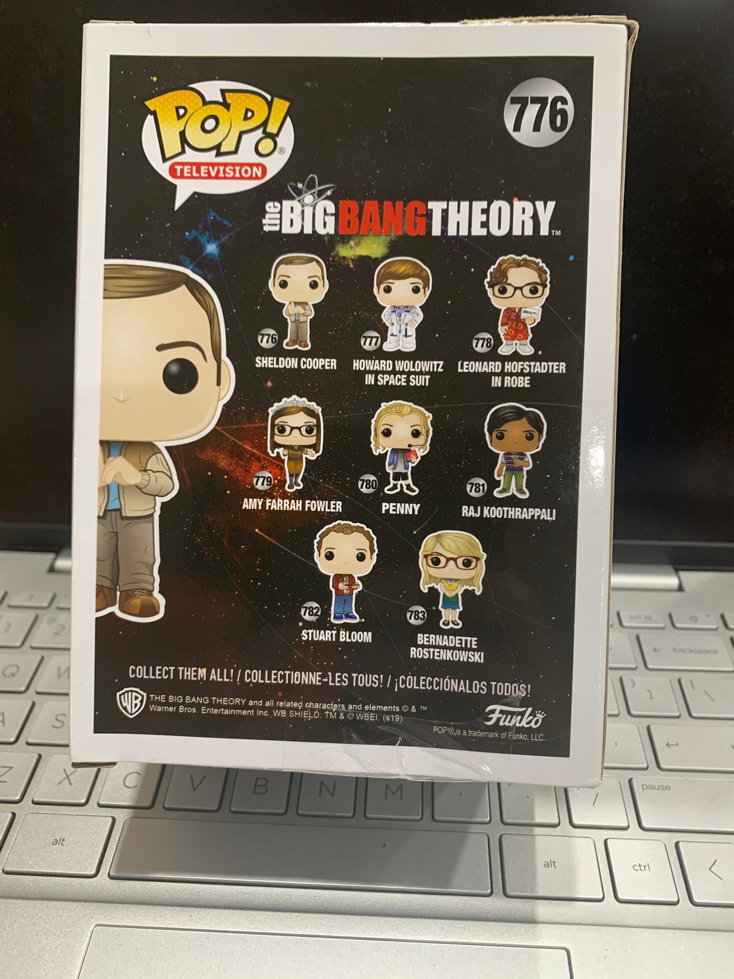 Pop vinyl the Big Bang theory Sheldon cooper 776