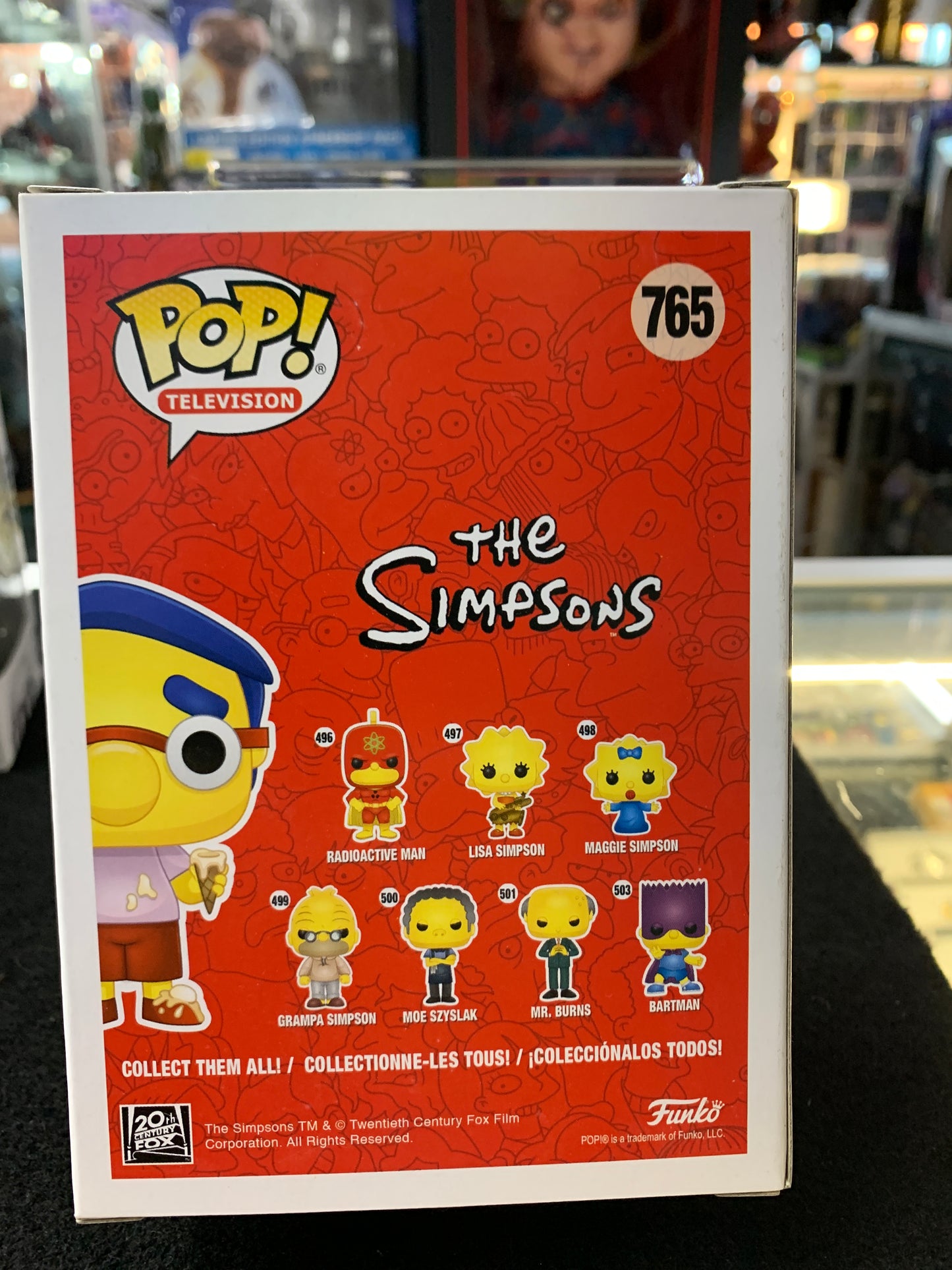 Pop funko the Simpsons Milhouse 765