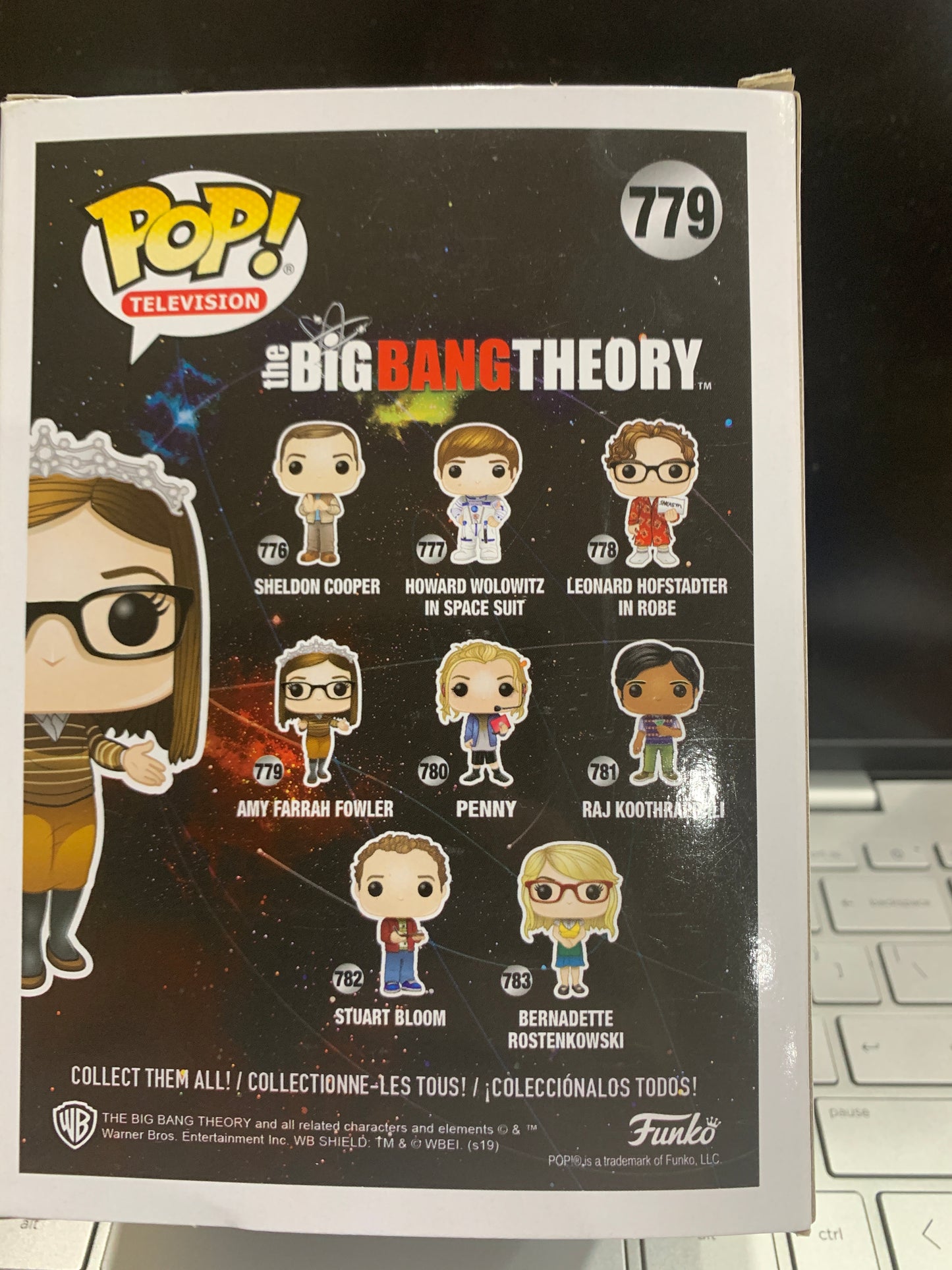 Pop vinyl the Big Bang theory 779 Amy Farrah Fowler