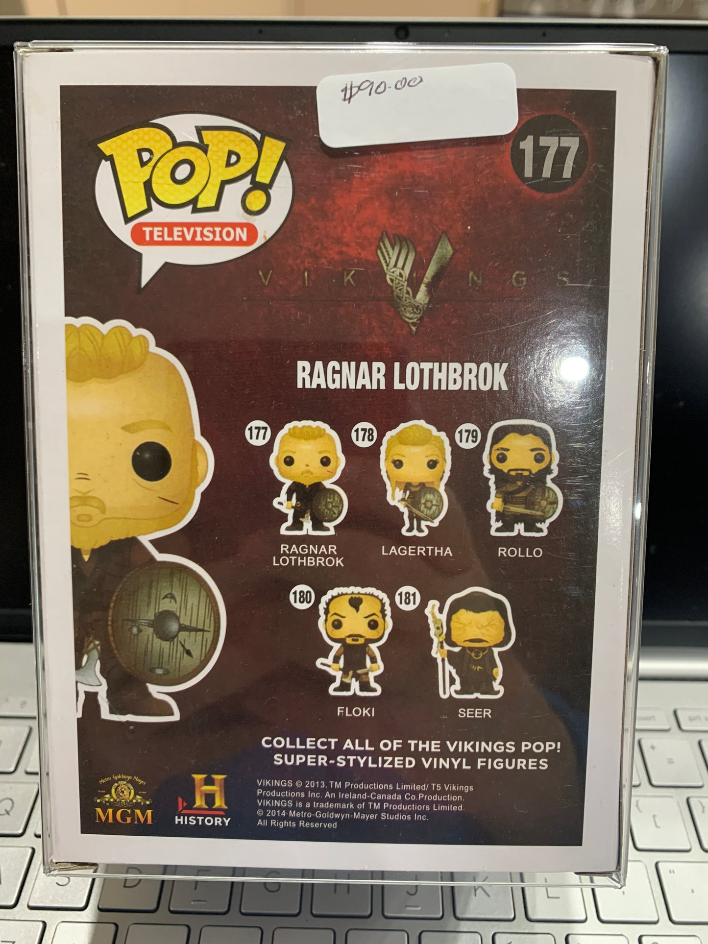 Pop vinyl Ragnar lothbrok 177 in protective case