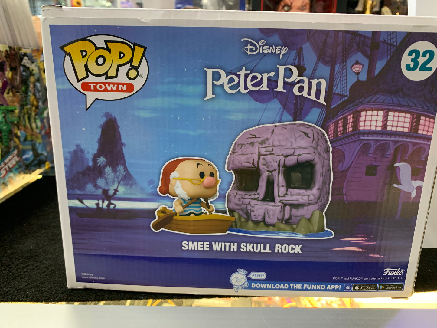 Pop funko Smee with Skull Rock