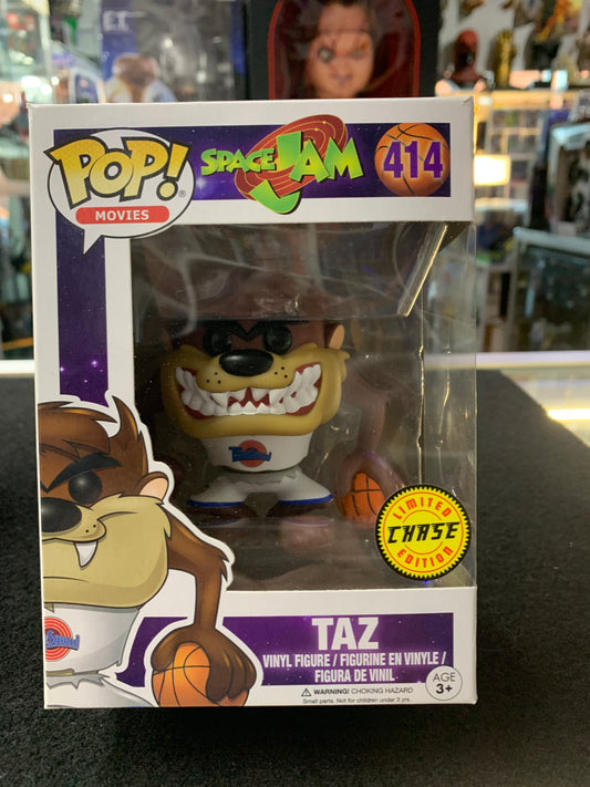 Pop funko space jam 414 Taz chase limited edition